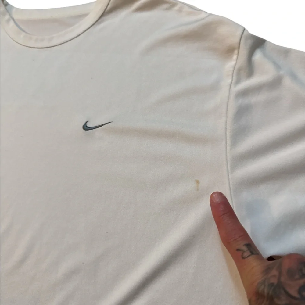 Nike Y2K “Run Eugene” Men’s Dri-Fit White T-Shirt Size XL‎ Double Sided Athletic